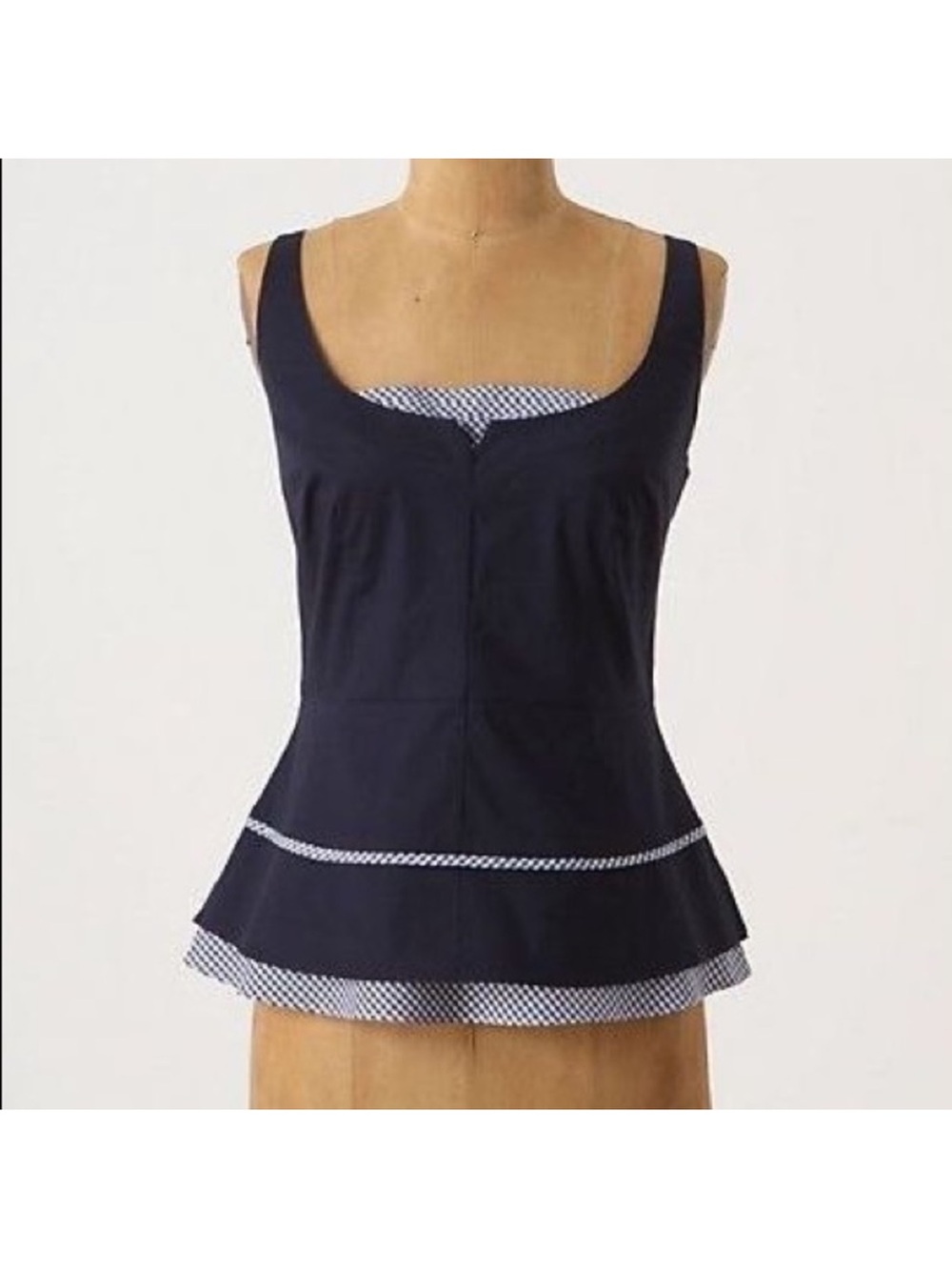 Anthropologie 'Girls From Savoy' Gingham Checkmate Top